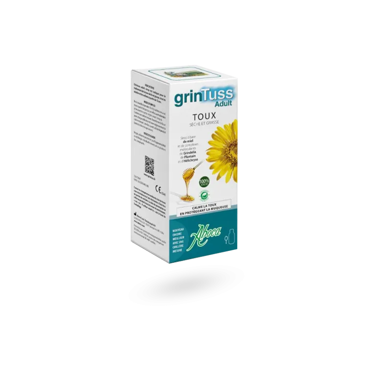 GrinTuss sirop adultes sirop toux sèche et grasse 180 g