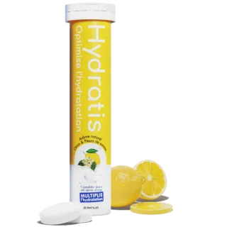 Hydratis citron fleurs de sureau 20 pastilles effervescentes