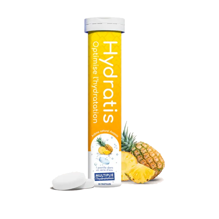 Hydratis ananas 20 pastilles effervescentes