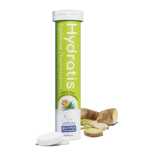 Hydratis citronnelle gingembre 20 pastilles effervescentes