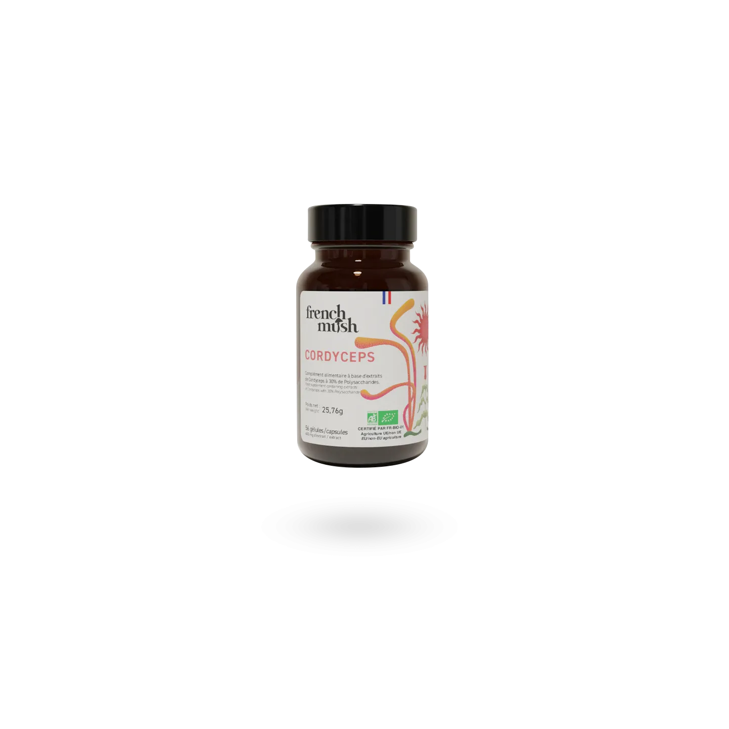 Cordyceps Bio En Poudre - FRENCH MUSH - 30g - DLUO 01/2027 - Soutien Immunitaire