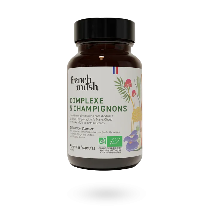 French Mush Complexe 5 champignons 56 gélules