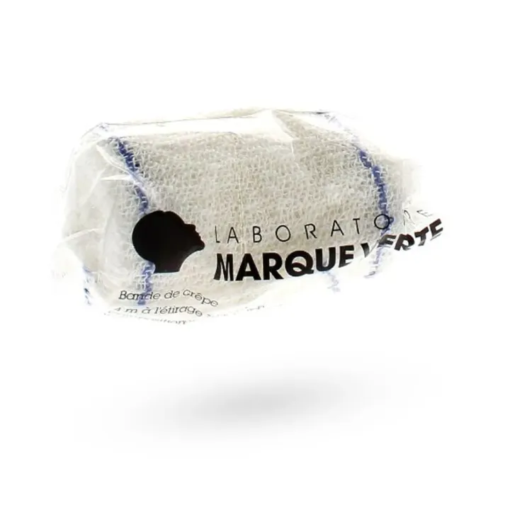 Bande de crêpe Marque Verte 4 m x 15 cm