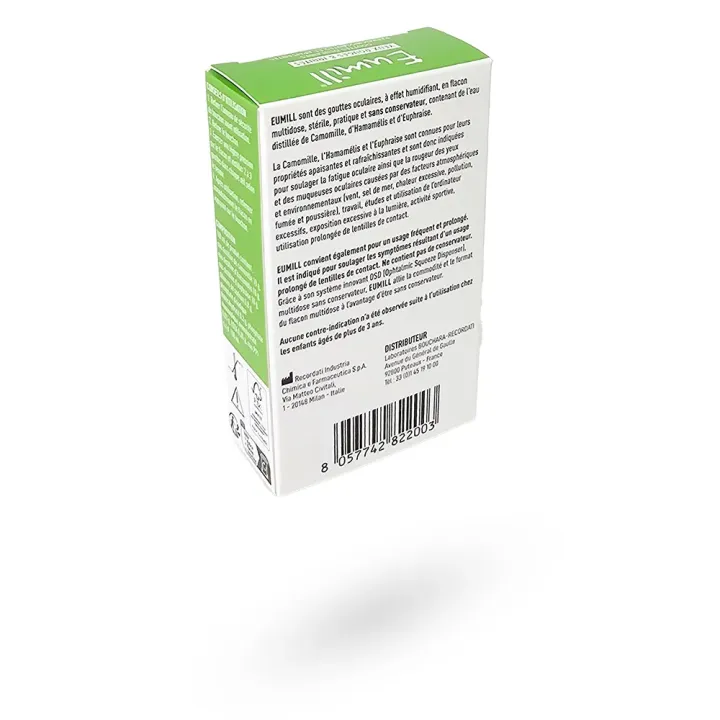 Eumill Yeux Rouges & Irrités 10 ml – Gouttes Oculaires Apaisantes | Pharmacie en Ligne