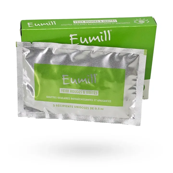 Eumill Yeux Rouges & Irrités Unidoses – Gouttes Oculaires Naturelles | Pharmacie en Ligne