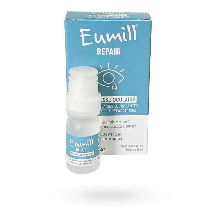 Eumill REPAIR Sécheresse Oculaire – Collyre Réparateur 10 ml | Pharmacie en Ligne