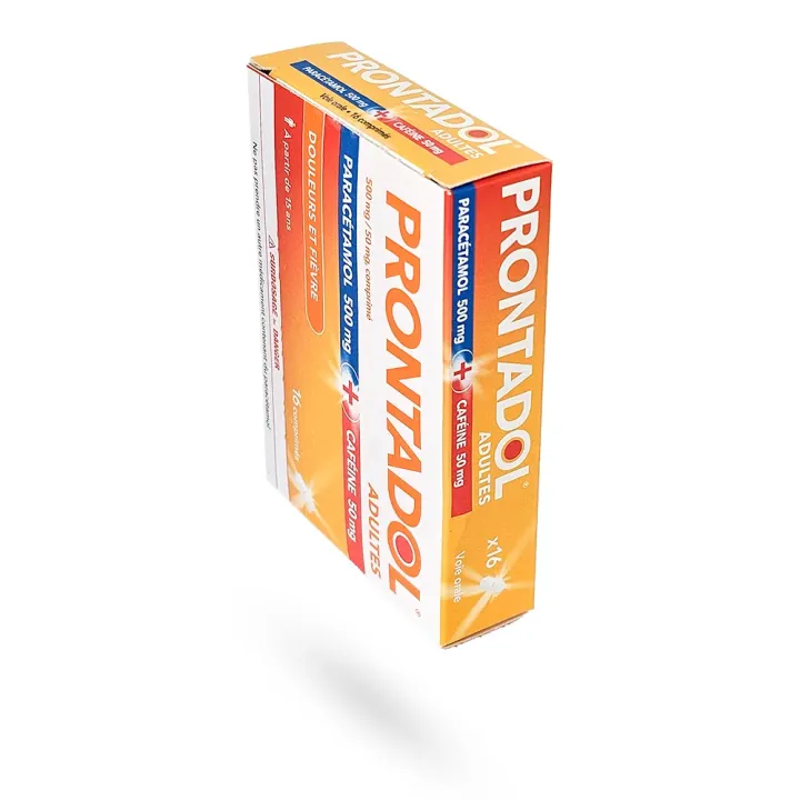 Prontadol Adultes 500 mg/50 mg – Antalgique Fièvre & Douleurs | Pharmacie en ligne