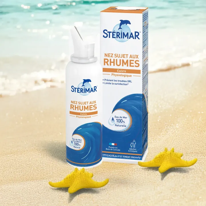 Stérimar nez sujets aux rhumes Cuivre physiologique 100 ml | Pharmacie en ligne