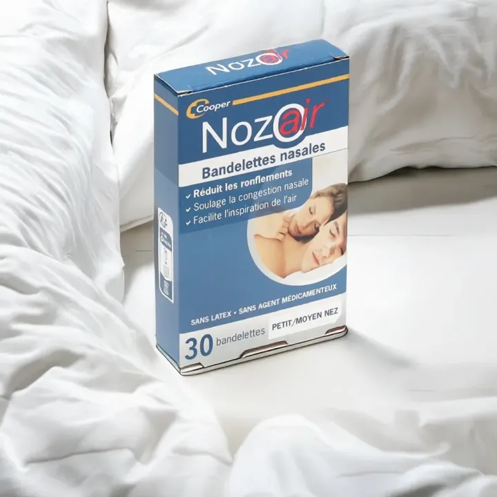 Nozoair 30 bandelettes nasales petit, moyen et grand nez | Pharmacie en ligne