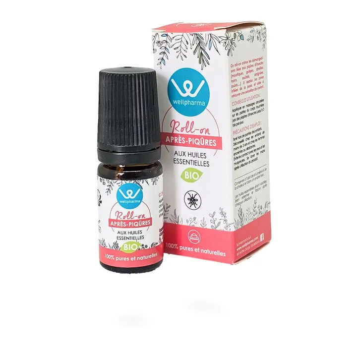 Roll-on APRÈS-PIQÛRES huiles essentielles BIO Wellpharma 5 ml