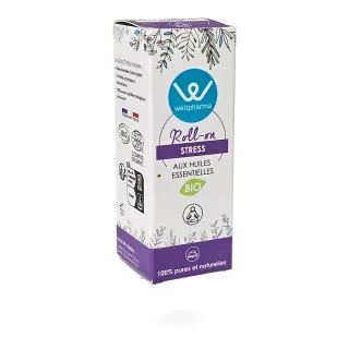 Roll-on STRESS huiles essentielles BIO Wellpharma 5 ml