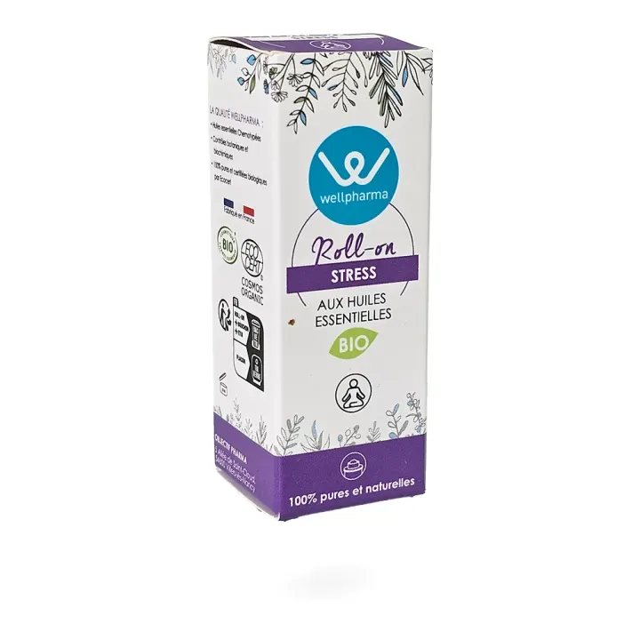 Roll-on STRESS huiles essentielles BIO Wellpharma 5 ml
