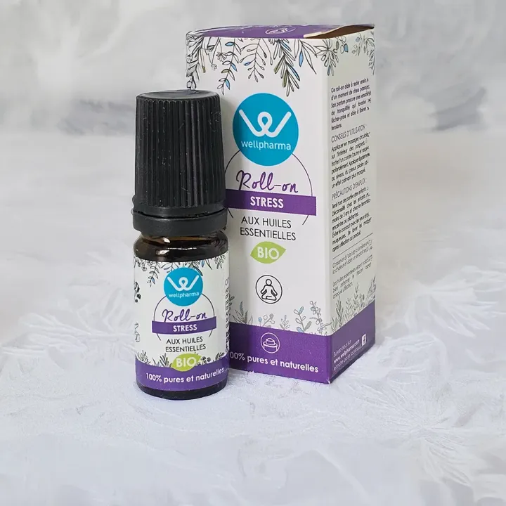 Roll-on STRESS huiles essentielles BIO Wellpharma 5 ml | Pharmacie en ligne