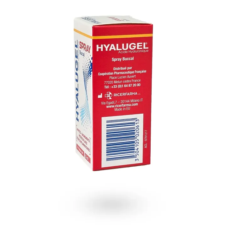 Hyalugel acide hyaluronique spray buccal 20 ml | Pharmacie en ligne