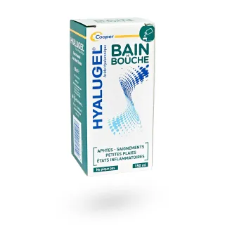 Hyalugel bain de bouche acide hyaluronique 150 ml Aphtes - Saignements - Petites plaies - États inflammatoires