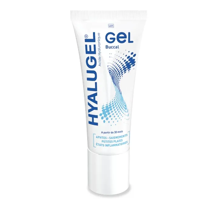 Hyalugel Gel Buccal 20 ml – Aphtes, saignements, petites plaies | Acide hyaluronique