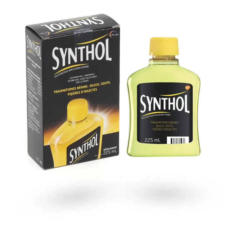 Synthol Liquide 225 ml | Traitement local des coups, bleus et piqûres