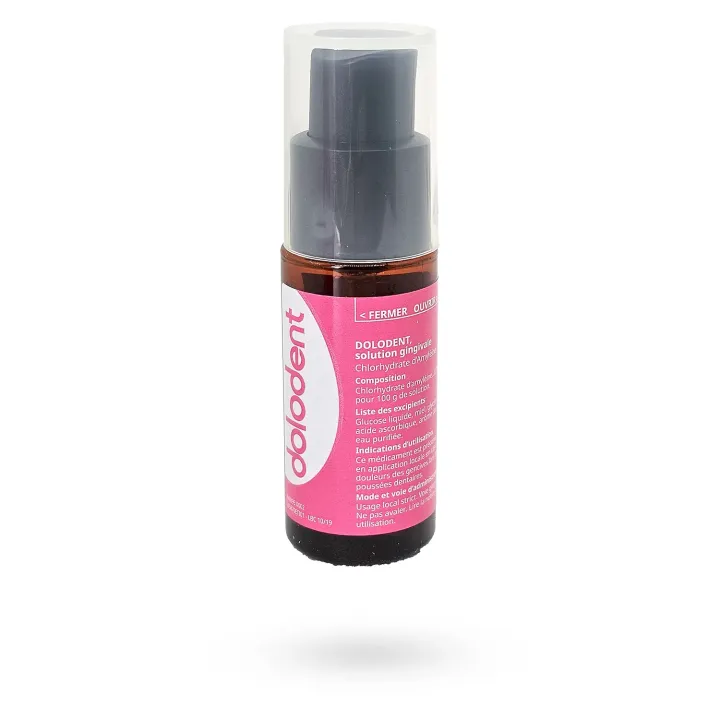 Dolodent Bébé solution gingivale douleurs dentaires des bébés | Pharmacie en ligne