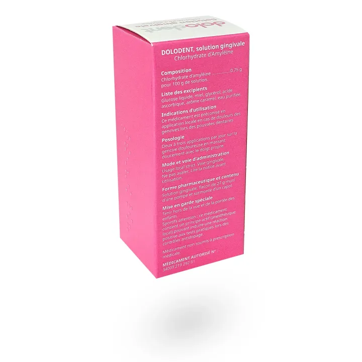 Dolodent Bébé solution gingivale douleurs dentaires des bébés | Pharmacie en ligne