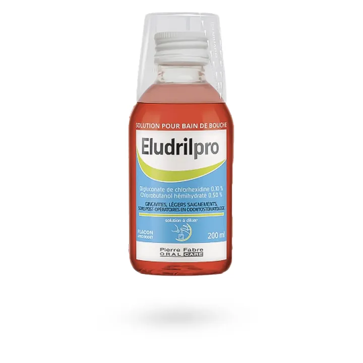 Eludril Pro solution bain de bouche 200 ml