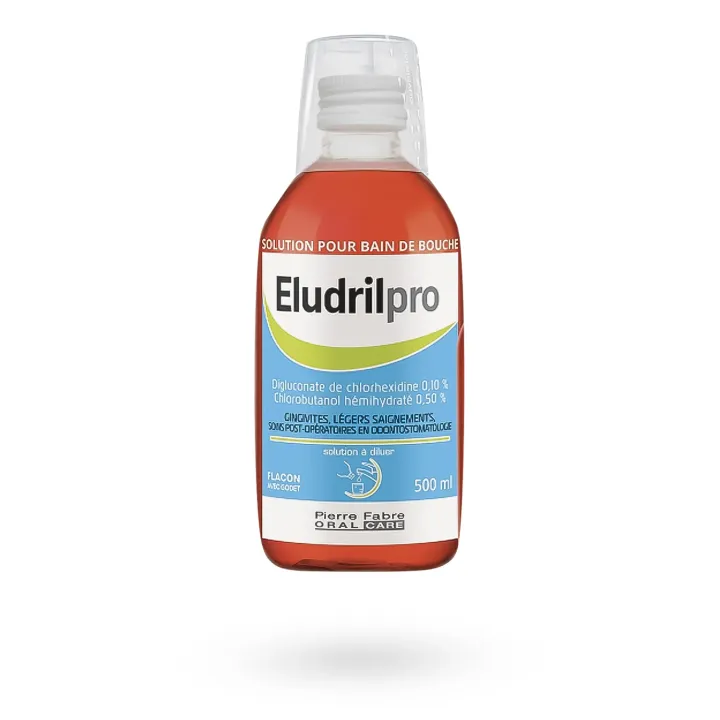 Eludril Pro solution bain de bouche 500 ml
