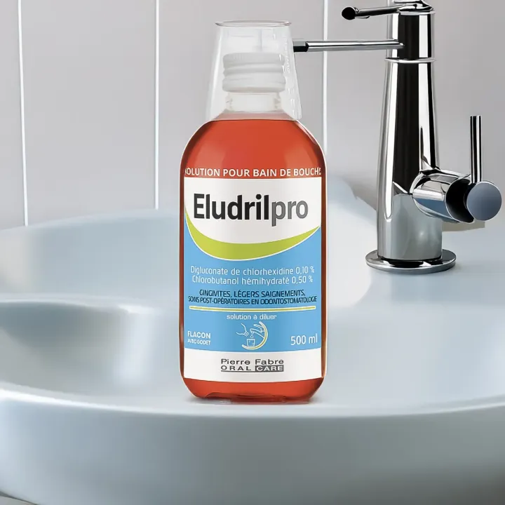 Eludril Pro Bain de Bouche 500 ml – Affections buccales | Pharmacie en ligne