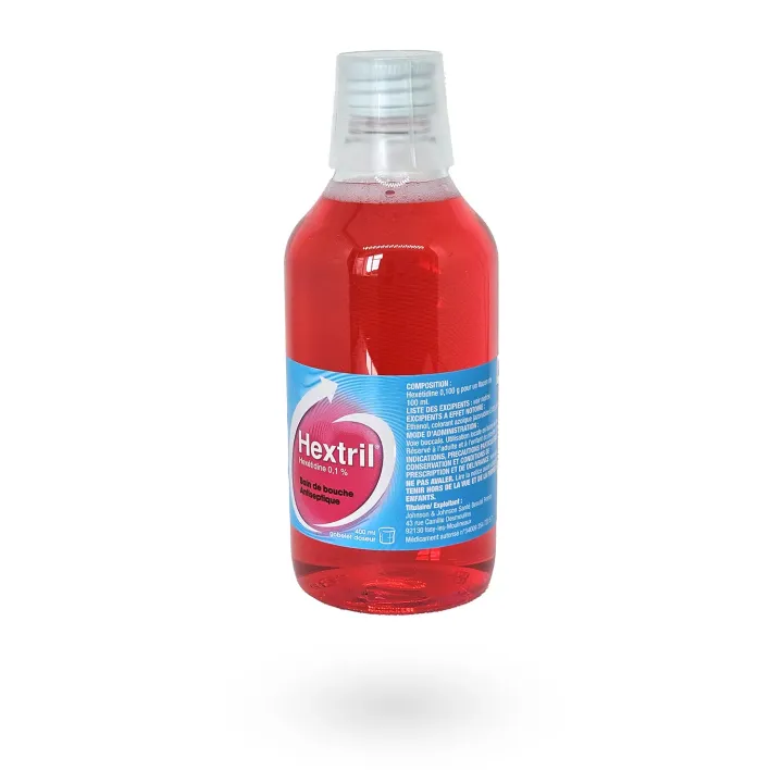 Hextril Bain de Bouche 0,1% 400 ml – Affections buccales | Pharmacie en ligne