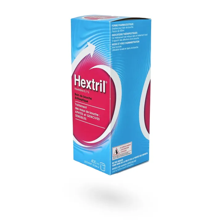 Hextril Bain de Bouche 0,1% 400 ml – Affections buccales | Pharmacie en ligne