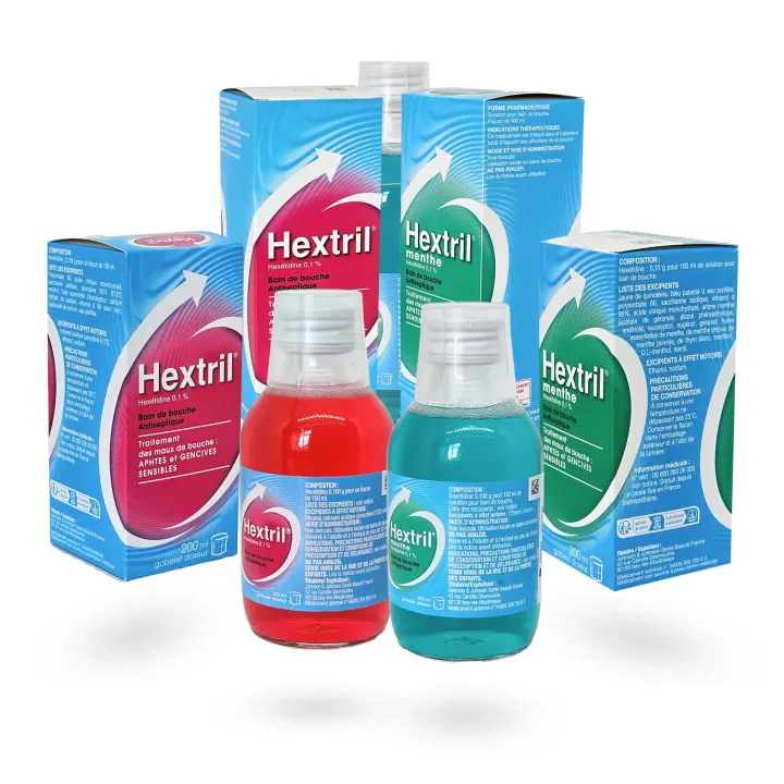 Hextril Bain de Bouche 0,1% 200 ml – Affections buccales | Pharmacie en ligne