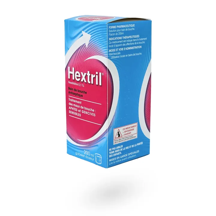 Hextril Bain de Bouche 0,1% 200 ml – Affections buccales | Pharmacie en ligne
