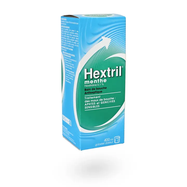 Hextril Menthe bain de bouche 0,1% 400 ml