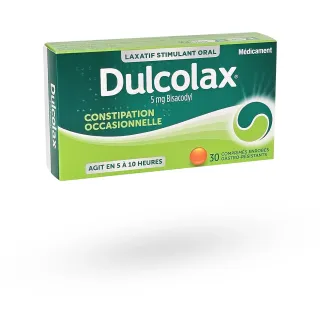 Dulcolax 5 mg bisacodyl - 30 comprimés
