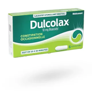 Dulcolax suppositoire 10 mg suppositoires 6 suppositoires