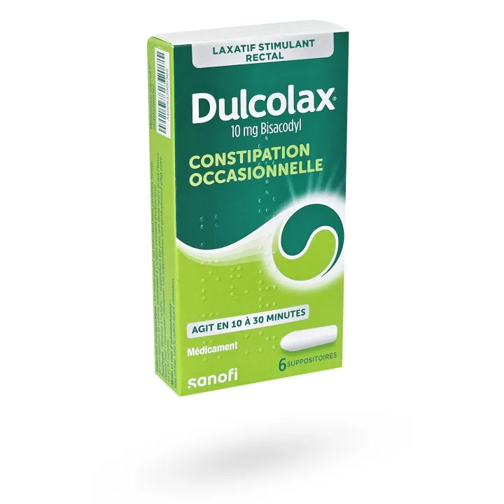 Dulcolax suppositoire 10 mg 6 suppositoires - Constipation | Pharmacie en ligne