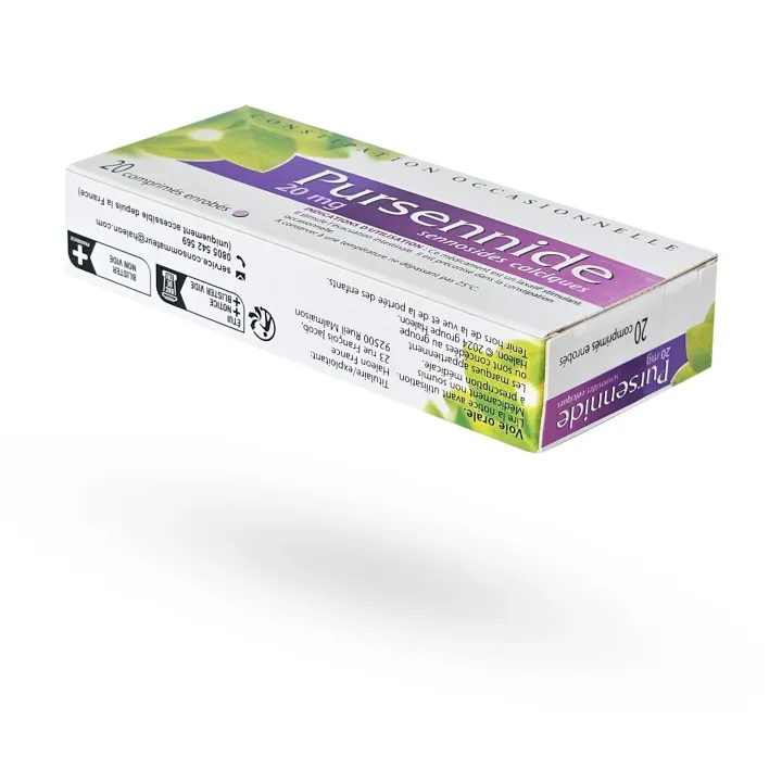 Pursennide 20 mg laxatif stimulant constipation 20 comprimés | Pharmacie en ligne