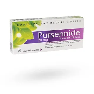 Pursennide 20 mg laxatif constipation - 20 comprimés