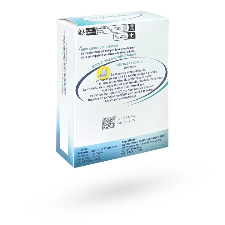 TransipegLIB 5,9 g 14 Sachets Arôme Citron | Laxatif doux constipation