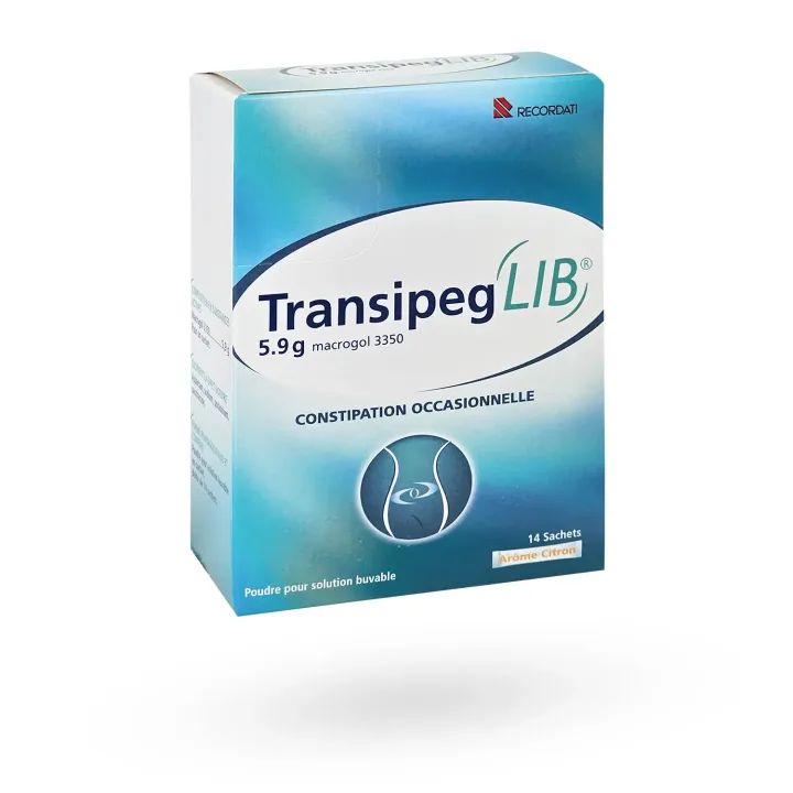 TransipegLIB 5,9 g Macrogol 14 sachets citron constipation