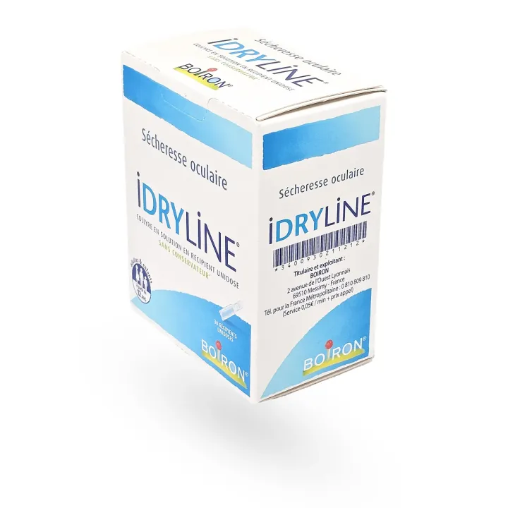 Idryline Boiron collyre sécheresse oculaire 30 unidoses | Pharmacie en ligne