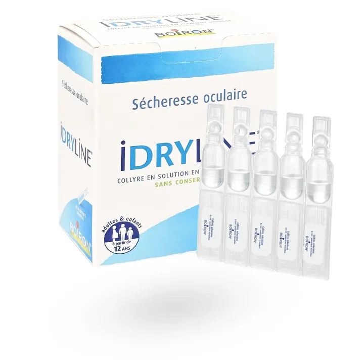 Idryline Boiron collyre sécheresse oculaire 30 unidoses | Pharmacie en ligne