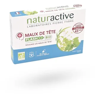 Naturactive Maux de tête flash BIO 14 gélules d'origine végétale