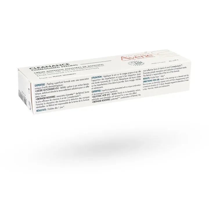 Avène Cleanance Comedomed Peeling – Crème Anti-Boutons Intensive Nuit | Pharmacie en ligne