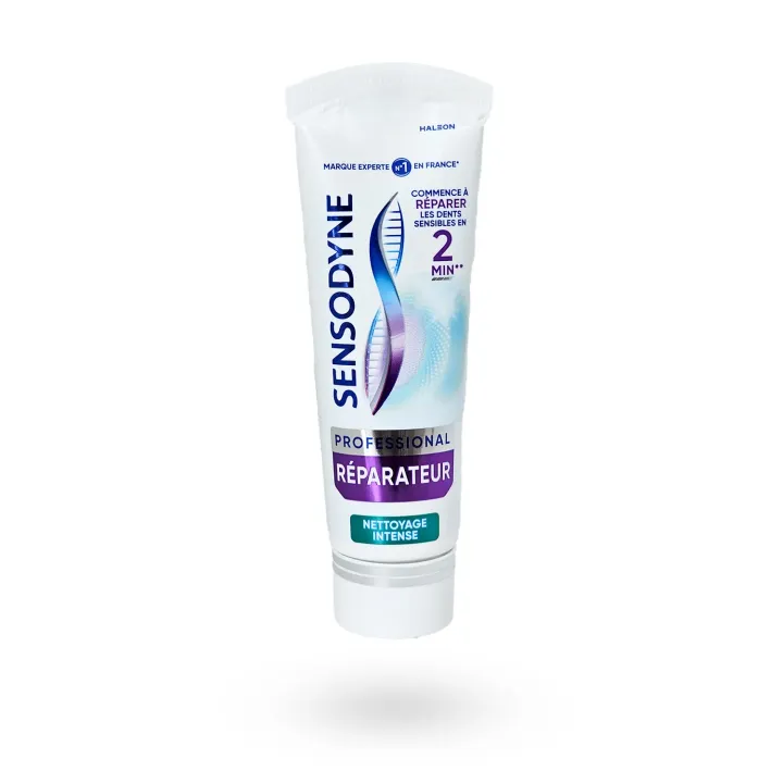 Sensodyne Professional Réparateur Nettoyage Intense 75 ml | Dentifrice dents sensibles