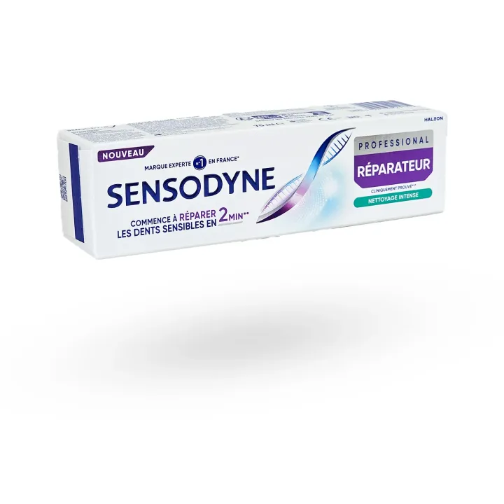 Sensodyne Professional Réparateur Nettoyage Intense 75 ml | Dentifrice dents sensibles