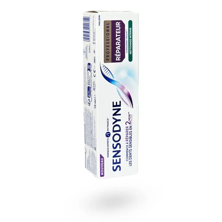 Sensodyne Professional Réparateur Nettoyage Intense 75 ml | Dentifrice dents sensibles