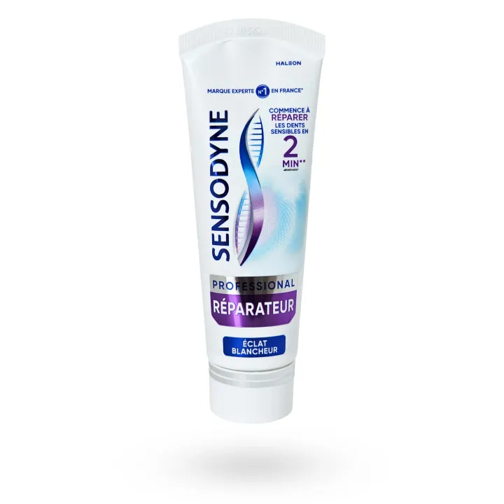 Sensodyne Professional Réparateur Éclat Blancheur 75 ml | Dentifrice dents sensibles & blancheur