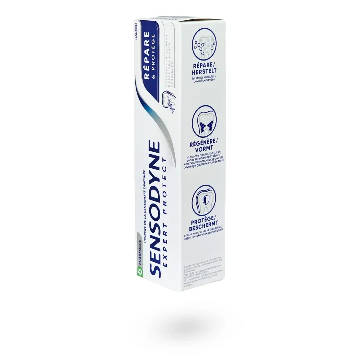 Sensodyne Expert Protect Répare & Protège 75 ml/lot de 2 | Dentifrice dents sensibles
