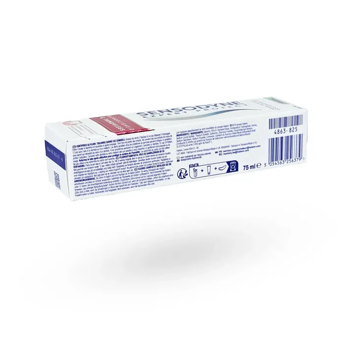 Sensodyne Expert Protect Sensibilité & Gencives 75 ml | Dentifrice fluor dents sensibles et soin gencives