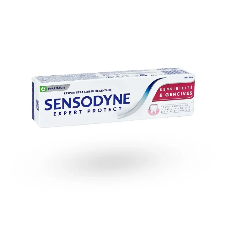 Sensodyne Expert Protect Sensibilité & Gencives 75 ml | Dentifrice fluor dents sensibles et soin gencives