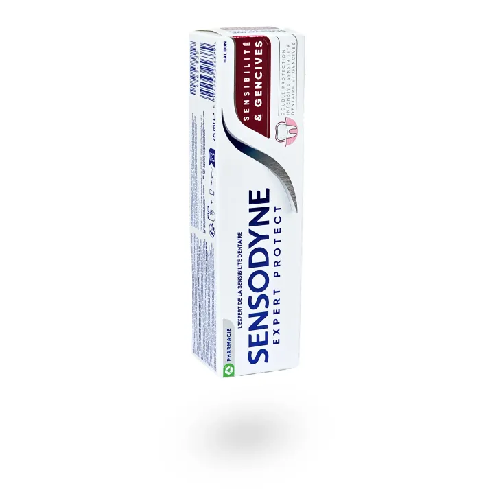 Sensodyne Expert Protect Sensibilité & Gencives 75 ml | Dentifrice fluor dents sensibles et soin gencives